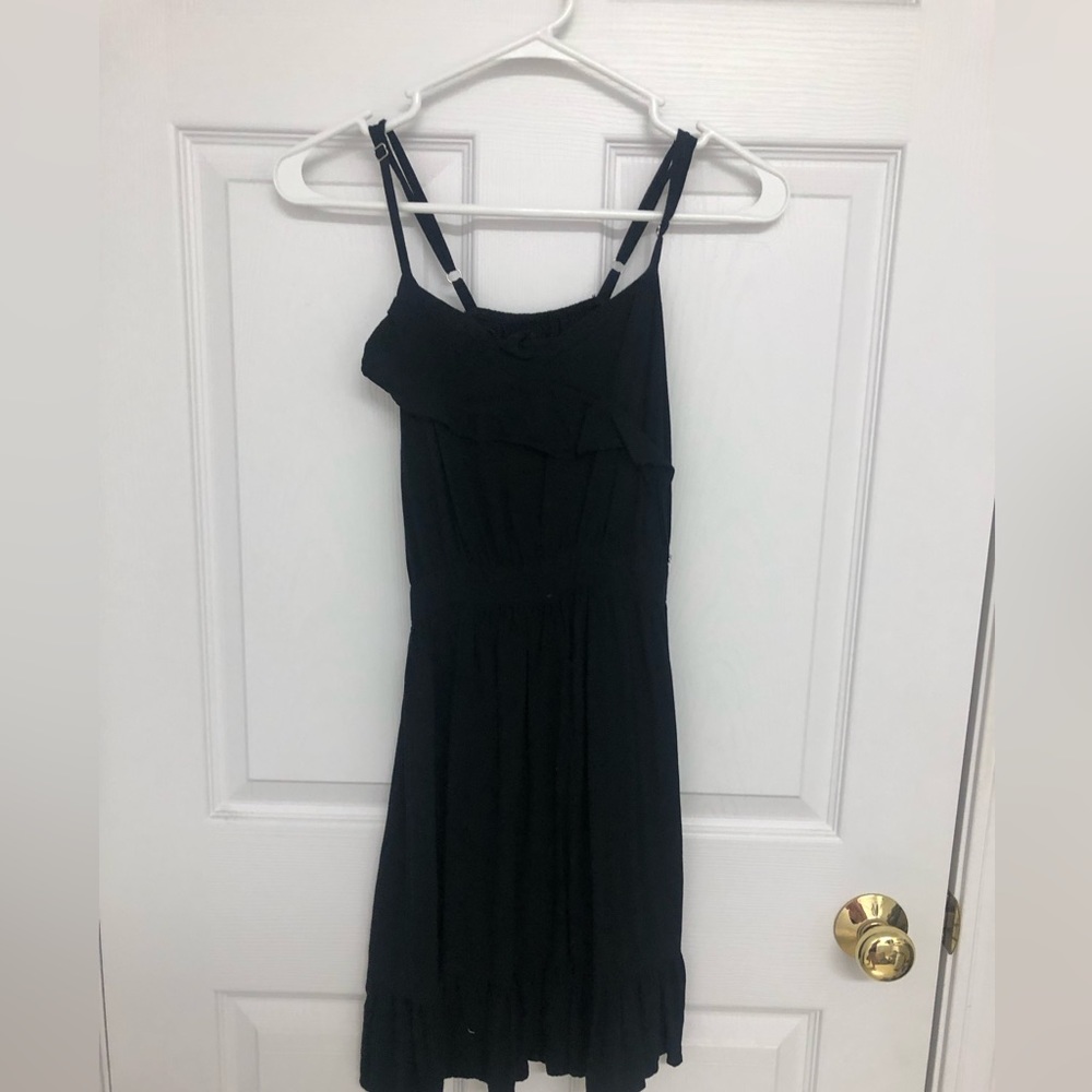 Black flowy stretchy dress